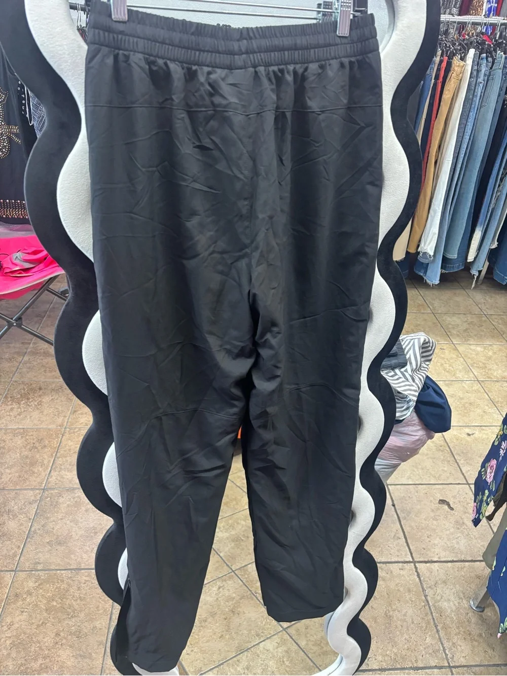 DSG Black Athletic Track Pants with Elastic Waist